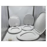 3 Ct. Toilet Seat Lot - (2) American Standard Bedm