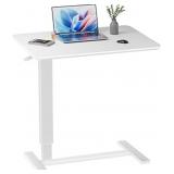Medical Overbed Adjustable Bedside Table with Hidd