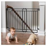 Grownsy No Bottom Bar Baby Gate - 32~48", Hardwar