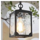 Log Barn, Outdoor Pendant Light Fixture, Farmhouse