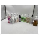 10 Ct Hand Soap- (2) Spa Soap 16 Fl Oz (1) M