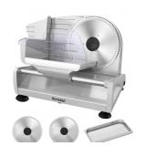 Meat Slicer, 200W For Home, DC Motor Quiet Deli Sl
