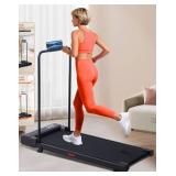 Walking Pad Treadmill With Incline - 0.6~7.6MPH, 3