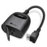 8 Ct Wi-Fi (6) Kasa Smart Wi-Fi Outdoor Plug, Weat