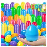 500 Ct. 3.15" Easter Eggs, Fillable, in 8 Colors-