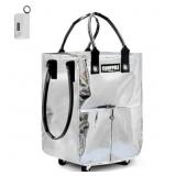 Camp pole Reusable Grocery Bag on Wheels, Medium,