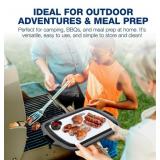 2 Pack XL Collapsible BBQ Prep Tub with Built In C