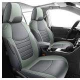 Red Rain Leather Car Seat Covers- Fit For