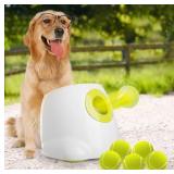 All For Paws Automatic Dog Ball Launcher - White/G