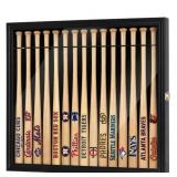 Display Case For Souvenir Mini Baseball Bats, Appr