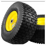 2 Pcs. 16x6.50-8 Lawn Mower - 3" Offset Hub, 4 Pl