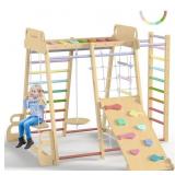 Bluewood Upgrade Indoor Jungle Gym 9In1 Playground