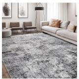 Area Living Room Rug - Moder Abstract, 10X8Ft, Gr