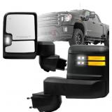 Left Driver Towing Mirror: Chevy/GMC 2019-24