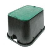 NDS 21 in. Valve Box with Cover Black/Green
