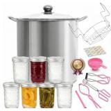 Stainless Steel Canning Pot 21.5QT with Rack