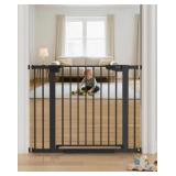 Cumbor 29.7-40.6" Baby Gate, Auto-Close, Black