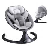 LAREX Baby Swing: 5 speeds, remote (Black)