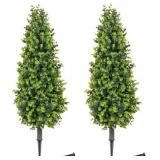 PATIO CHOICE 3ft Topiary Trees   Set of 2