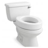 Carex Toilet Seat Riser, 3.5" Height, 300 lb