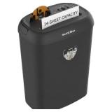 Suntiko 14-Sheet Cross-Cut Shredder Black