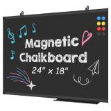 Lockways Magnetic Chalkboard 24x18 Blackboard