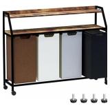 Laundry Hamper with Shelf, Laundry Basket 4