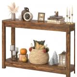 Besiost 47" Farmhouse Wood Entryway Table Narrow