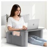 OPTIXCELL Reading Pillow with Arm Rests (Gray)