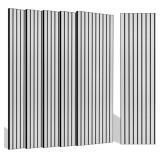 BUBOS 10 Pack Acoustic Panels 48"x12" White