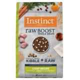 18lb Instinct Raw Boost Light, Natural Dry Dog