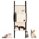 Door Hanging Cat Tree: 3-Tier Door Mount Perch