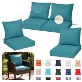 Outdoor Chair Cushions 30D Foam Turquoise