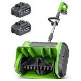 DEGGE 21V Cordless Snow Shovel, 12" Blower