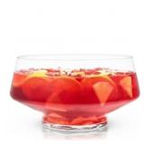 Viski Crystal Slanted Punch Bowl, 2.5 Gal