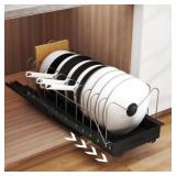 Expandable Pots & Pans Organizer with Dividers