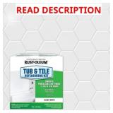4x Rust-Oleum Gloss White Tub & Tile Kit 1 qt
