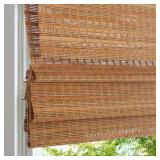 Tiger Wood Cordless Wood Window Blind 34.5x64