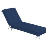 Sundale Olefin Chaise Cushion, Dark Blue