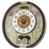 SEIKO QXM607BRHZ 45 Melodies Wall Clock