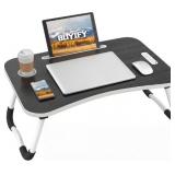 BUYIFY Foldable Lap Desk 23" Bed Tray Black