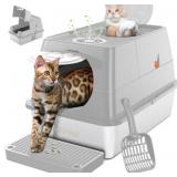 Stainless Steel Litter Box with Lid 135