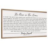 flangairy The Man In The Arena Wall Art