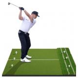 DCQ Real Feel Golf Hitting Mat 5x4ft/6x4ft
