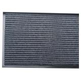 Grey Low-Profile Door Mat, PVC Doormat
