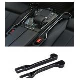 Car Seat Gap Filler Organizer 2 Pack, Black