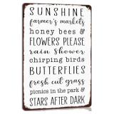 Sunshine Sign Spring Words Sign Sunshine