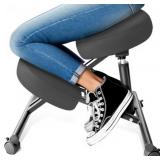 PU Leather Kneeling Chair (Dark Gray)