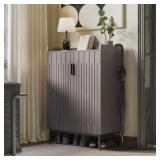 Mericonia 5-Tier Metal-Leg Shoe Cabinet