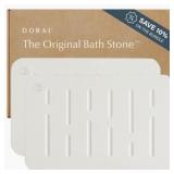 Dorai Stone Bath Mat Set, 2 Pack, 23.6"x15.4"